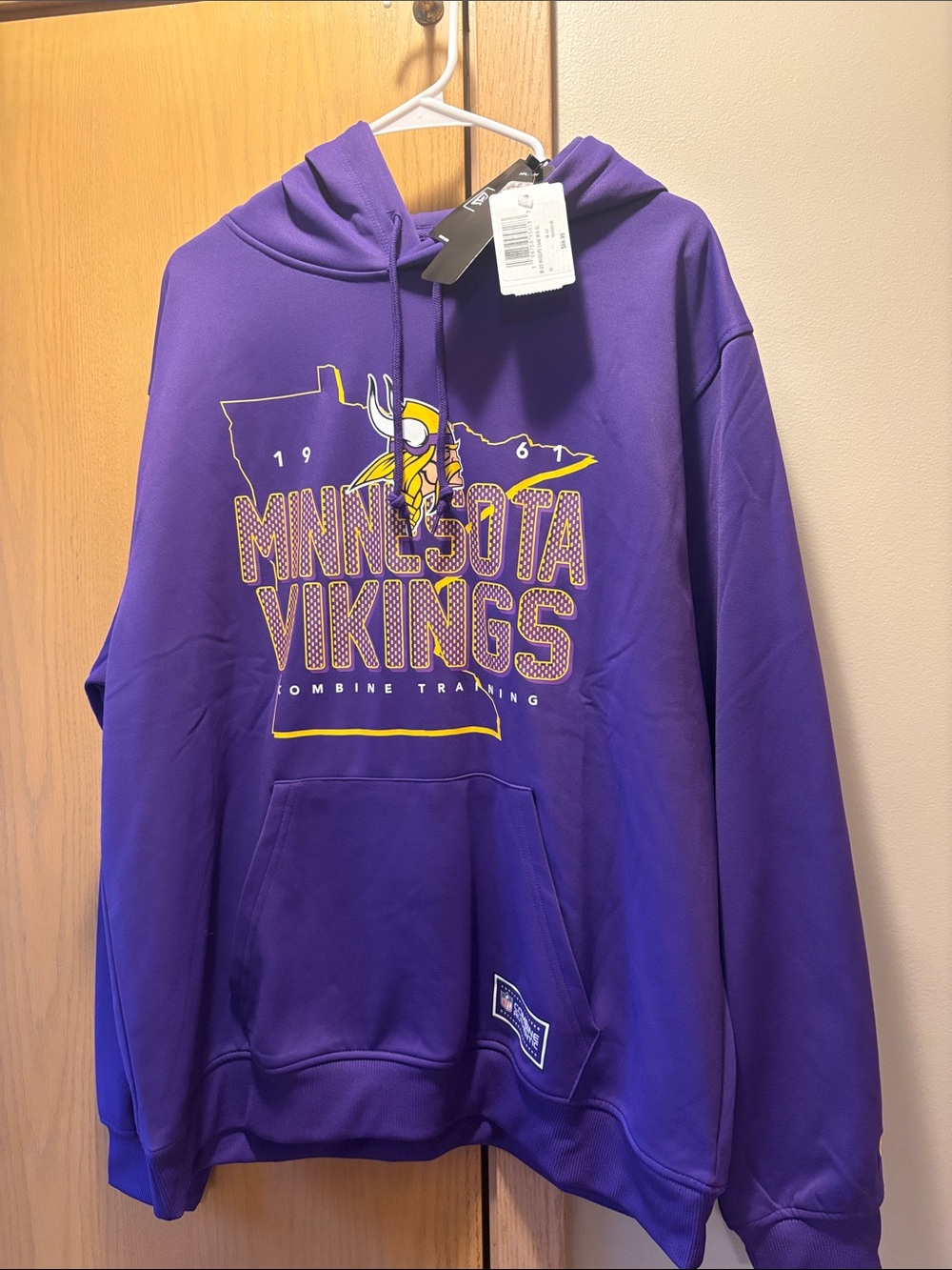 NFL Minnesota Vikings Purple Hoodie with Team Graphic